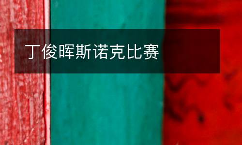 丁俊暉斯諾克比賽