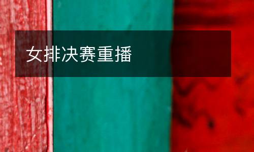 女排決賽重播